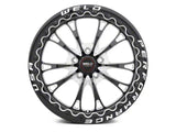 2005-2025 WELD Performance Belmont Drag Beadlock Gloss Black Milled Wheel; Rear Only; 18x10; 45mm Offset