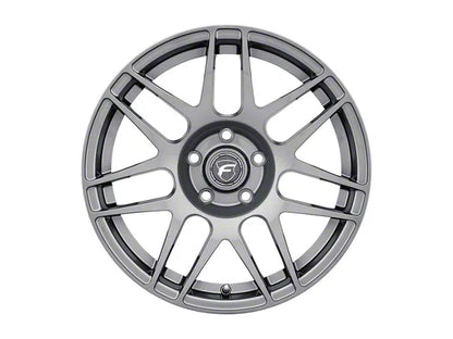 2005-2025 Forgestar F14 Drag Gloss Anthracite Wheel; Rear Only; 17x10; 50mm Offset