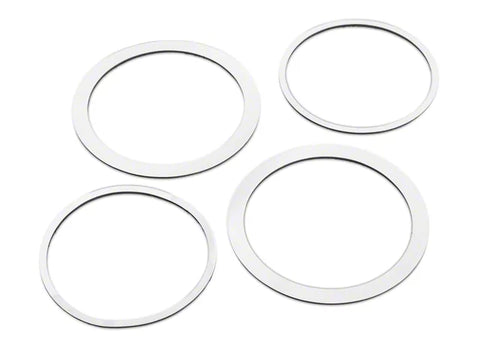 2015-2023 Mustang GT SpeedForm Midrange Speaker Trim Rings; Polished