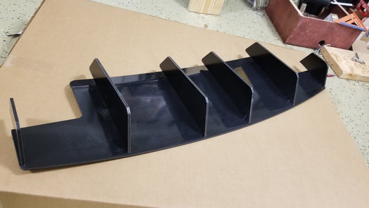 Carter's Customs 2005-11 GT Rear Diffuser for QUAD EXHAUST - Street