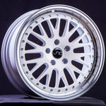 Jnc Wheel JNC001 White Machined Lip