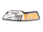 1999-2004 Raxiom Axial Series OEM Style Replacement Headlights; Chrome Housing; Clear Lens