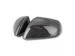 2024-2025 Mustang Cobra-Tek Mirror Covers without Turn Signal Cutouts; Dry Carbon Fiber