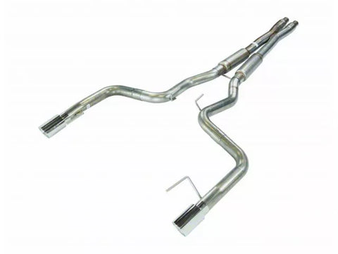 2024-2025 Mustang GT w/o Active Pypes X-Bomb Cat-Back Exhaust System with Polished Tips