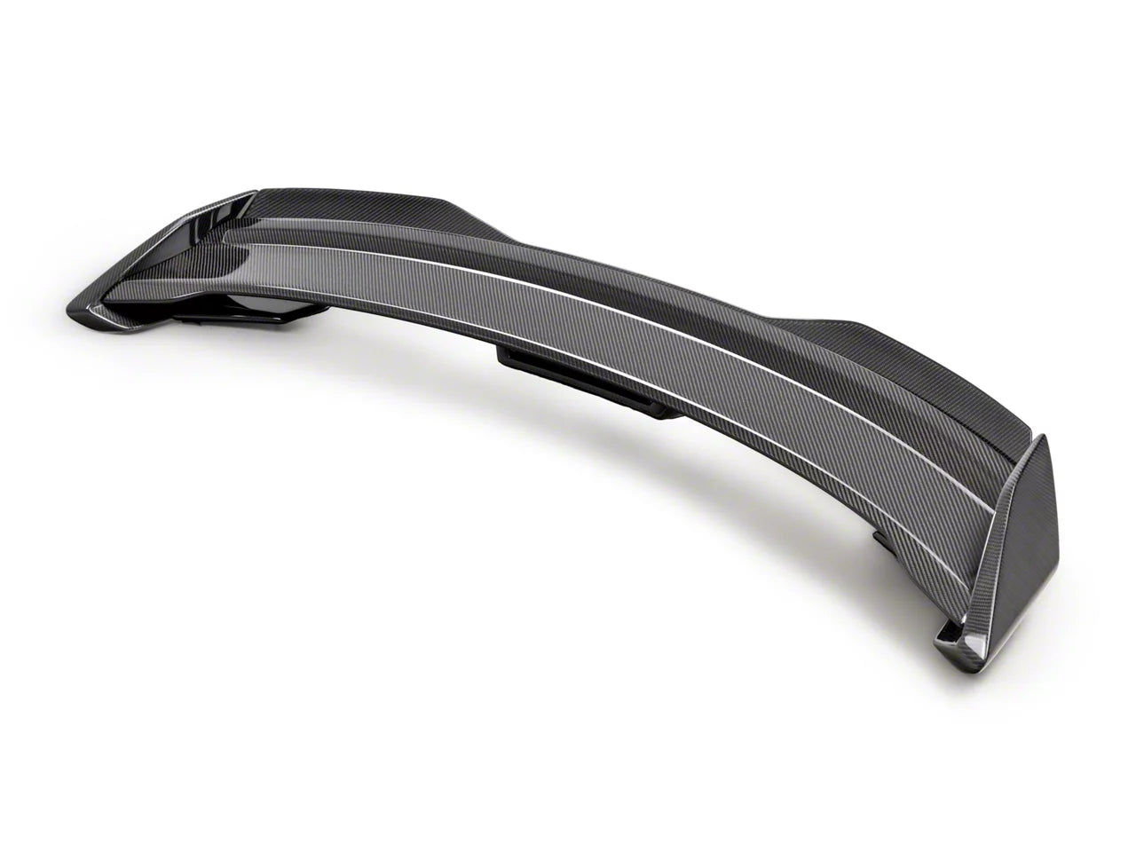 2024-2026 Mustang GT Fastback, Dark Horse Ford Performance Rear Spoiler With Gurney Flap; Gloss Carbon Fiber