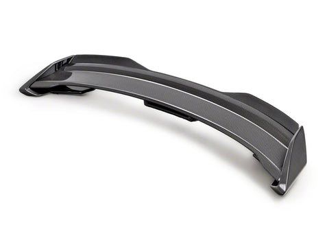 2024-2026 Mustang GT Fastback, Dark Horse Ford Performance Rear Spoiler With Gurney Flap; Gloss Carbon Fiber