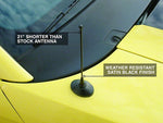 1994-2004 SpeedForm Fixed Black Antenna; 8-Inch