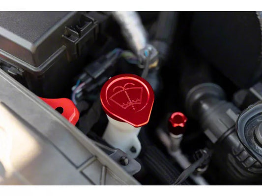 2015-2025 Mustang Fathouse Performance Billet Washer Fluid Reservoir Cap
