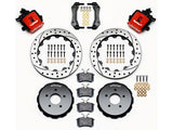 1994-2004 Wilwood CPB Rear Big Brake Kit with Drilled and Slotted Rotors; Red Calipers