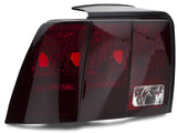 1999-2004 Raxiom Tail Lights and Sequential Tail Light Kit; Black Housing; Smoked