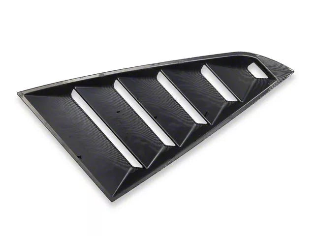2024-2025 Mustang SpeedForm Vintage Quarter Window Louvers Carbon Fiber Appearance