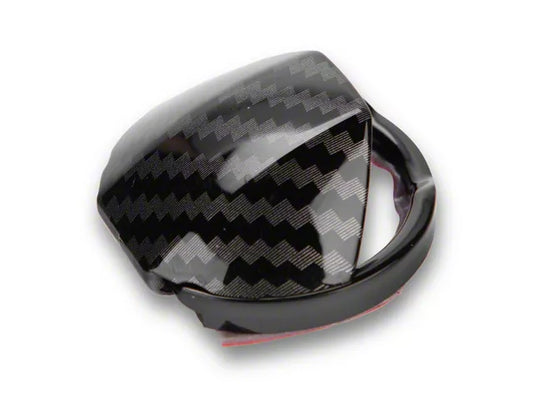 2015-2023 Mustang SpeedForm Start Button Cover; Carbon Fiber