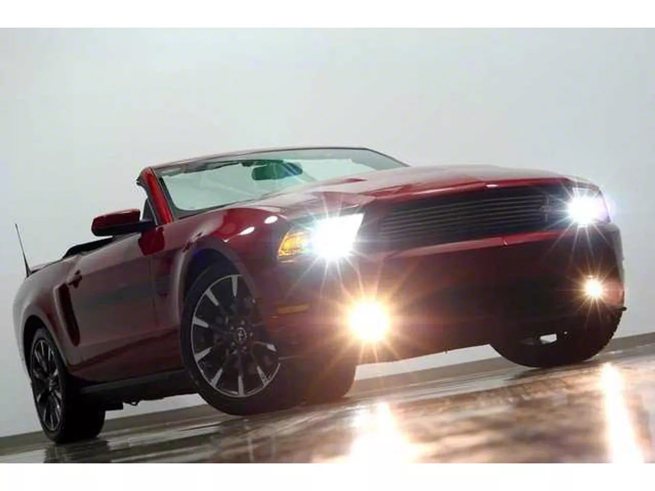 2010-2012 Mustang GT California Special LED Halo Fog Lights