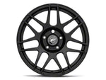 2005-2025 w/o Performance Pack Forgestar F14 Drag Matte Black Wheel; Front Only; 17x7; 6mm Offset