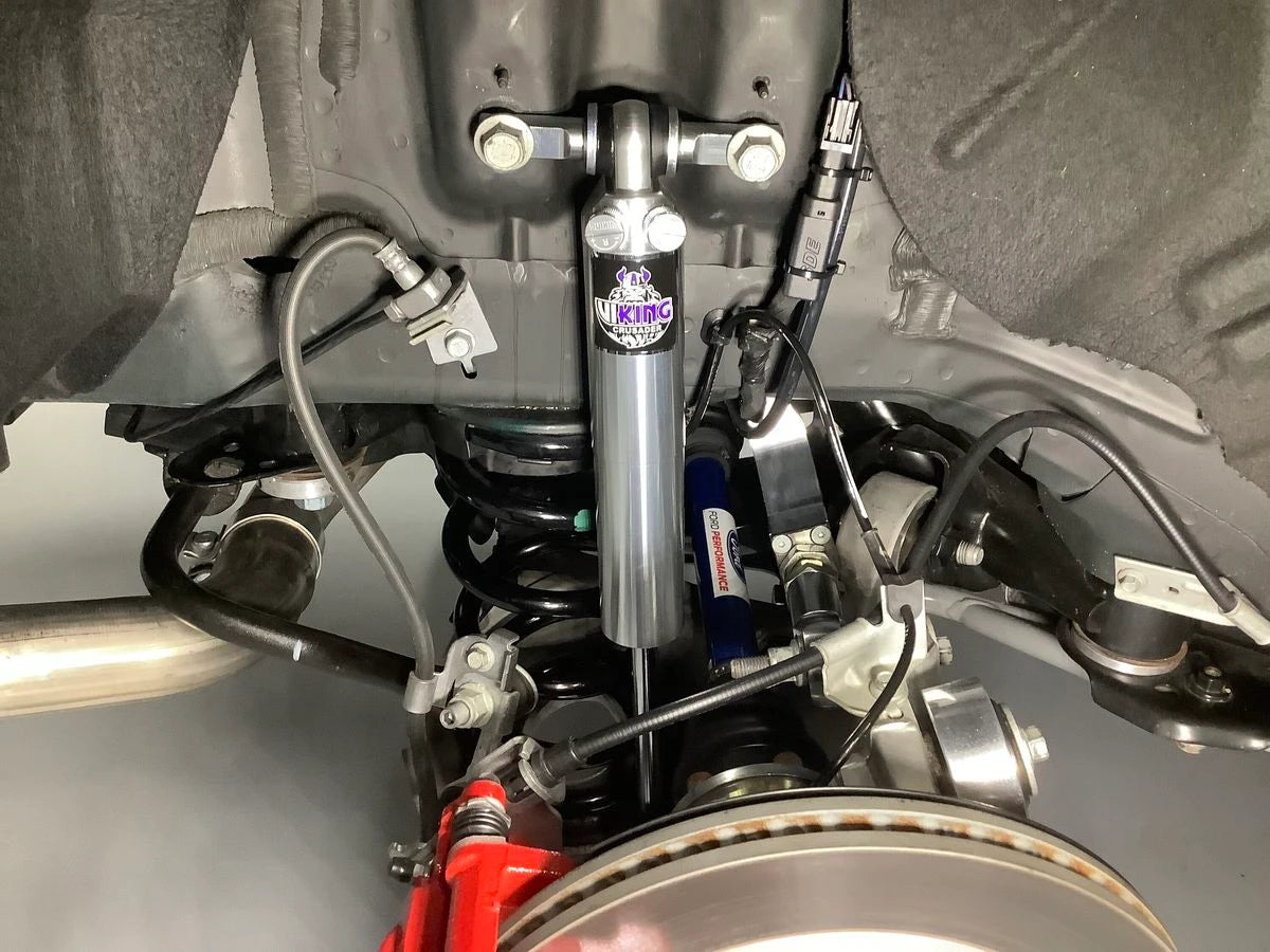 2015-2023 S550 Viking Crusader Shocks, KellTrac "Ultra" Spec, INVERTED, TRIPLE ADJUSTABLE, PAIR