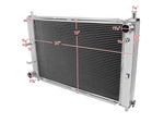 1997-2004 W/ Manual Trans Aluminum Performance Radiator; 2-Row