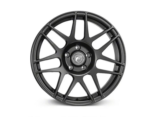 2005-2025 Forgestar F14 Drag Satin Black Wheel; Front Only; 18x5; -23mm Offset