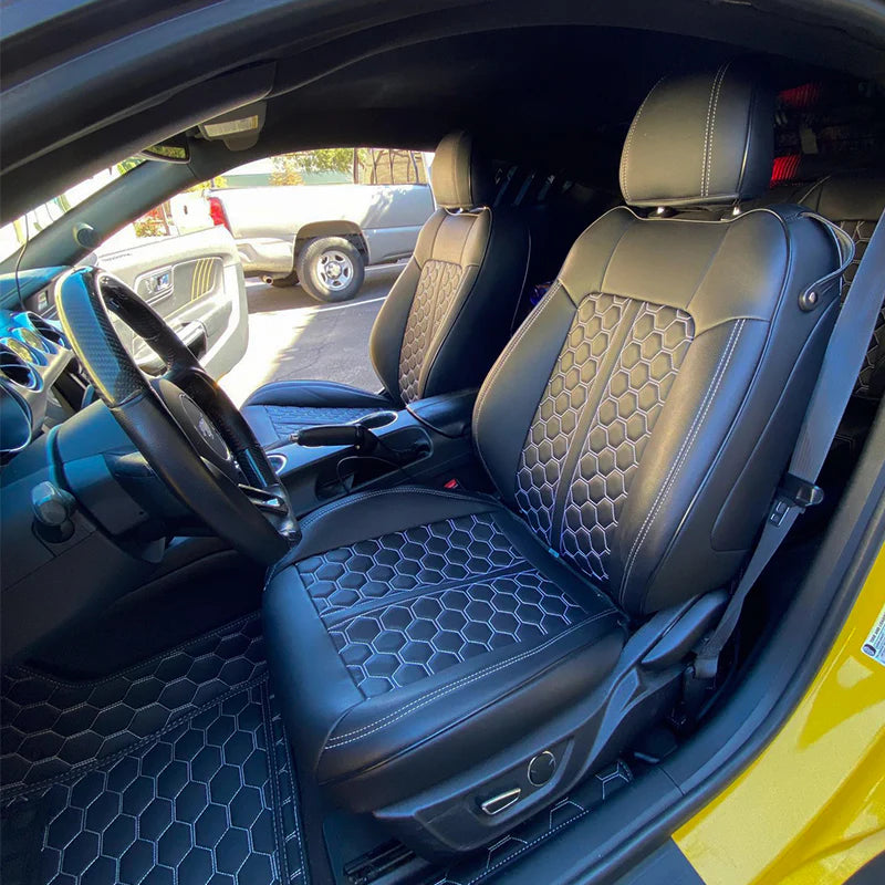 2015-2023 Ford Mustang S550 Coupe Leather Seat Covers