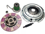 2011-2014 Mustang GT Exedy Mach 600 Stage 2 Cerametallic Clutch Kit with Puck Style Disc and Hydraulic Throwout Bearing; 23-Spline