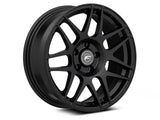 2005-2025 w/o Performance Pack Forgestar F14 Drag Matte Black Wheel; Front Only; 17x7; 6mm Offset