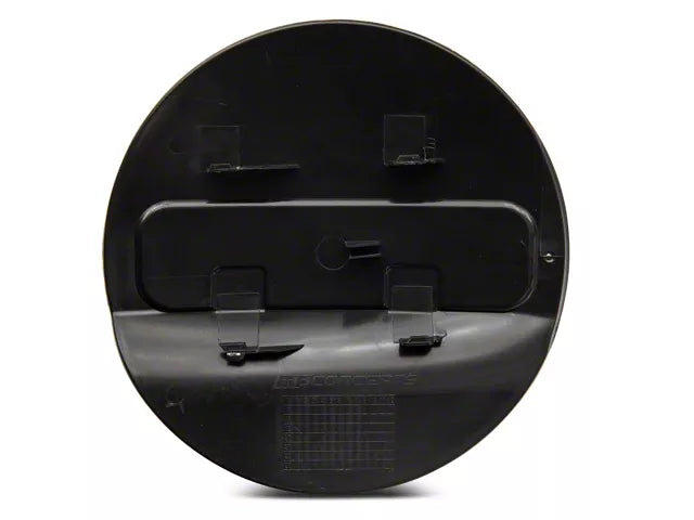 2015-2023 Mustang Old Glory Fuel Door; Matte Black