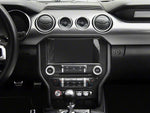 2015-2023 Mustang SpeedForm Touchscreen Bezel; Carbon Fiber Style