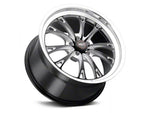 2005-2025 WELD Performance Belmont Drag Gloss Black Milled Wheel; Rear Only; 18x10; 50mm Offset