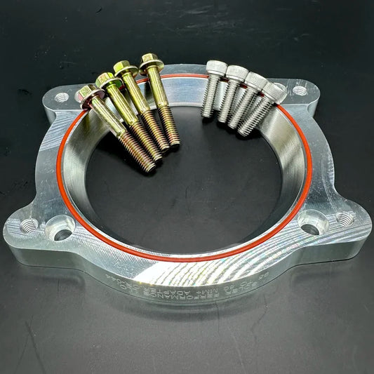 Mustang GT [5.0L] (11-26) Adapter (95mm TB to 80mm): 95MM TB to Ford Mustang GT/GT350 Stock Manifold/Aft. Mkt. Supercharger