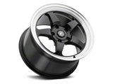 2005-2025 Forgestar D5 Drag Gloss Black Machined Wheel; 18x9; 35mm Offset