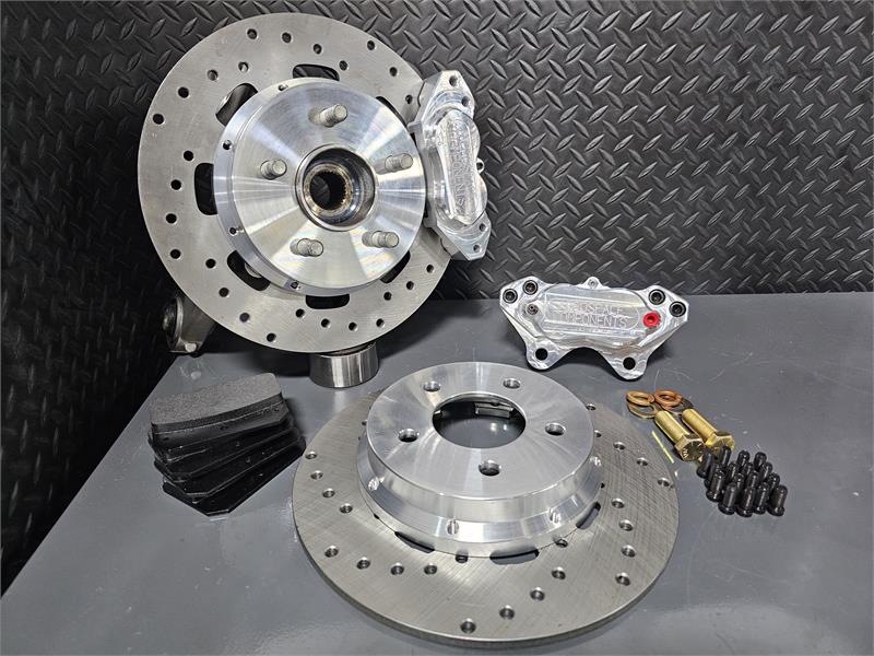 2024-2026 Mustang Direct Bolt on Rear Drag Race Brake - Aerospace Components