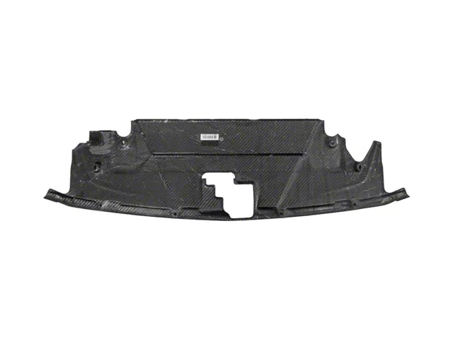 2024-2025 Mustang Radiator Cover; Carbon Fiber