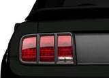 2005-2009 Tail Light Trim; Matte Black