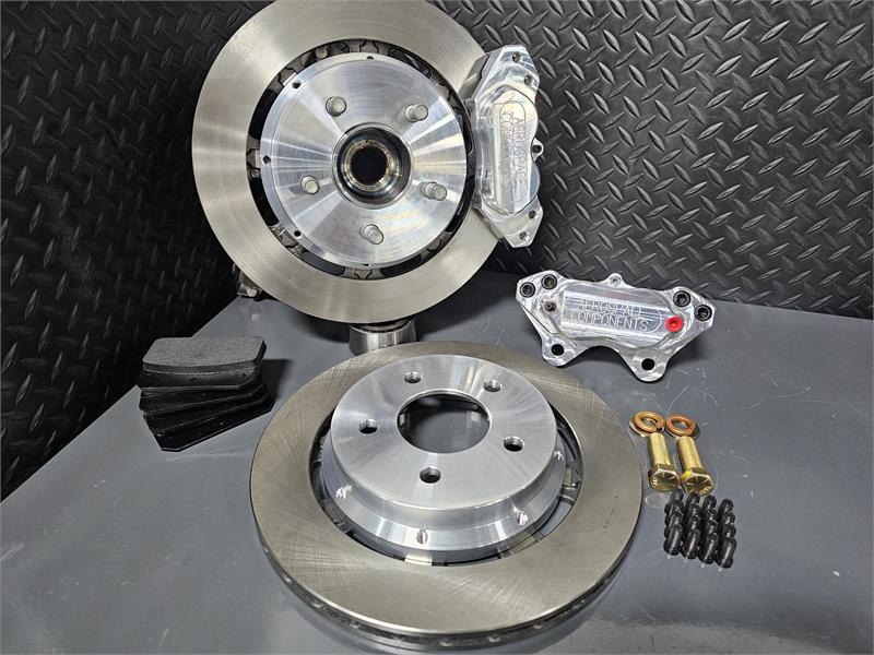 2024-2026 Mustang Direct Bolt on Rear Pro Street Brake Kit - Aerospace Components