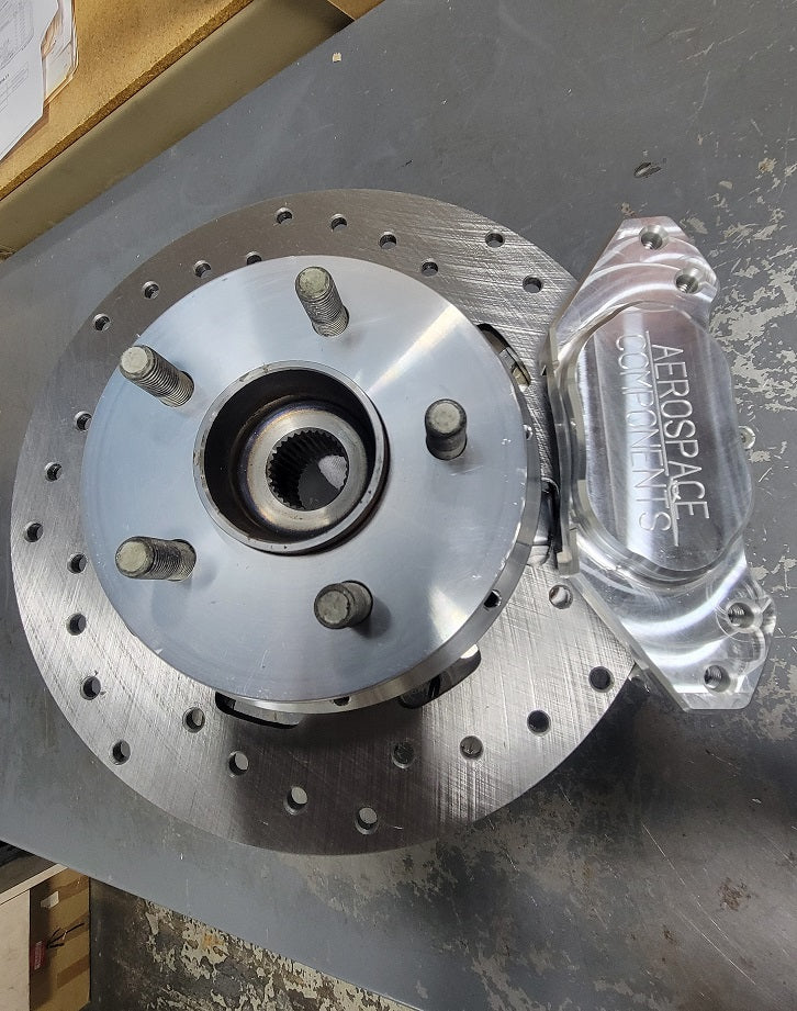 2015-2023 Mustang Rear Drag Race Brake Kit - Aerospace Components