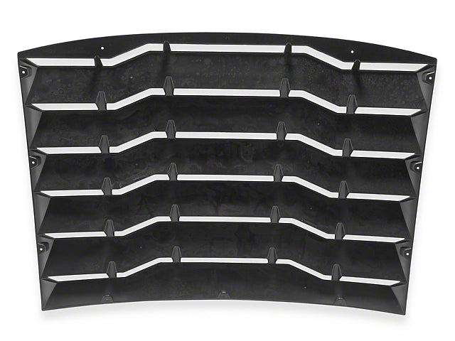 2005-2014 MP Concepts Rear Window Louvers; Matte Black