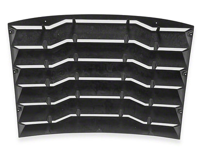2005-2014 MP Concepts Rear Window Louvers; Matte Black