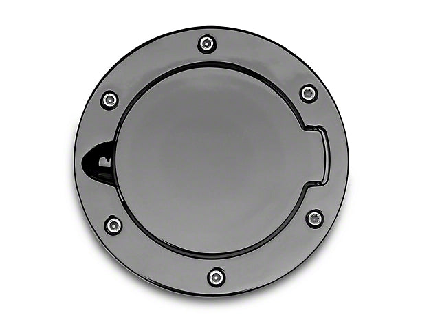 1994-2004 Bullitt Style Fuel Door; Black