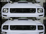 2005-2009 Raxiom 2010 Style LED Halo Headlights; Black Housing; Clear Lens