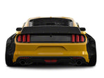 2015-2023 Mustang Fastback Clinched Flares Ducktail Rear Spoiler; Unpainted