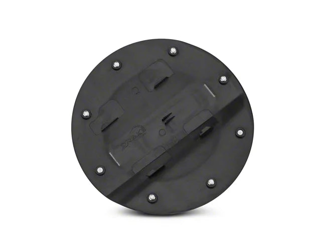 2015-2023 Mustang Competition Series Fuel Door with GT Logo; Black