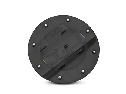 2015-2023 Mustang Competition Series Fuel Door with GT Logo; Black