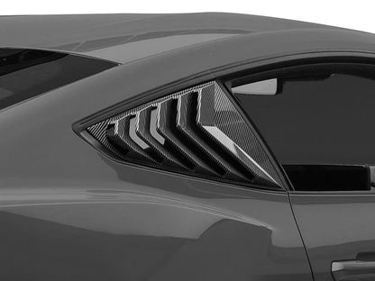 2024-2025 Mustang SpeedForm Sport Quarter Window Louvers Carbon Fiber Appearance