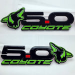 2015-2025 Mustang Howling Coyote 5.0 Fender Emblems