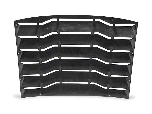 2005-2014 MP Concepts Rear Window Louvers; Gloss Black