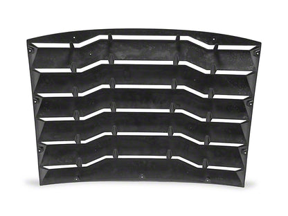 2005-2014 MP Concepts Rear Window Louvers; Gloss Black
