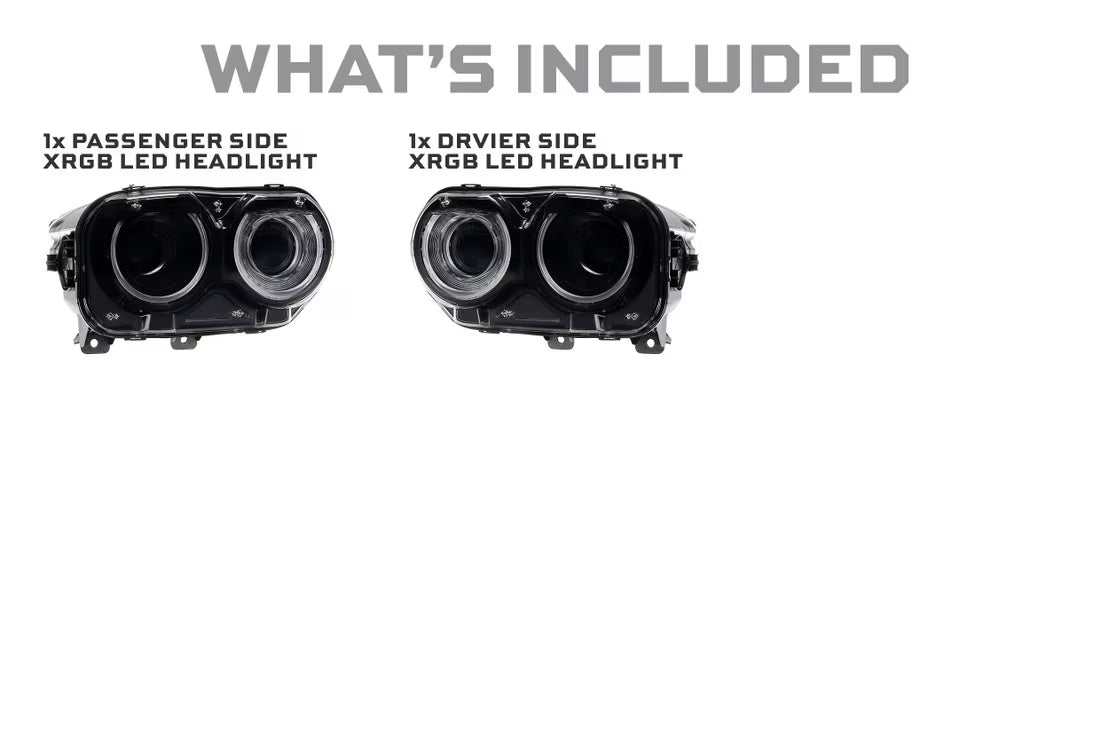 2015-2023 Dodge Challenger Morimoto XRGB LED Headlights