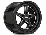 1994-2025 JMS Avenger Series Black Clear with Diamond Cut Wheel; Front Only; 17x4.5; -24.75mm Offset