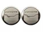 2015-2023 Mustang Brushed A/C Vent Trim with Etched Coyote