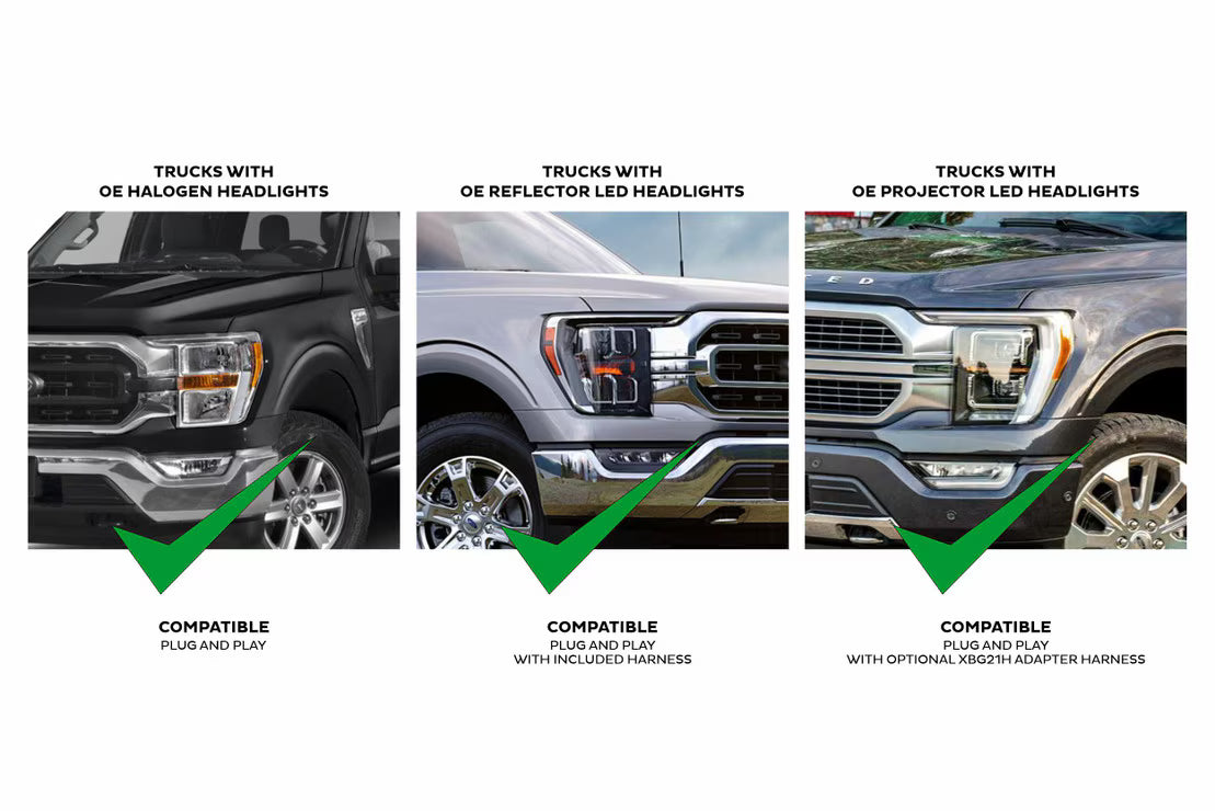 2021-2023 Ford F150 Morimoto XBG LED DRL Grille