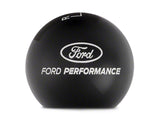 2015-2025 Ford Performance 6-Speed Shift Knob with Ford Performance Logo; Black